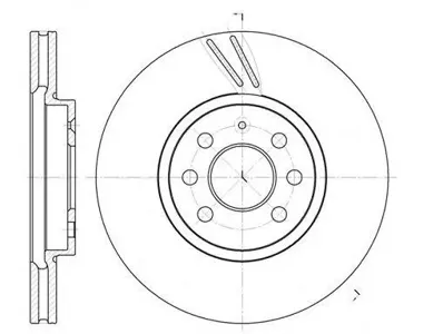 ROADHOUSE 668410 Диск тормозной Opel Astra H