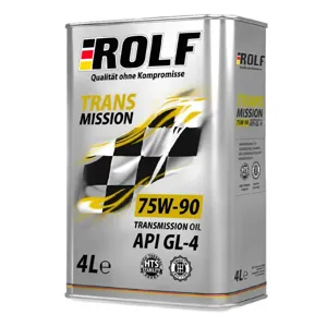 ROLF 322309 Масло  Transmission SAE 75W-90, API GL-4    п/синт.4л