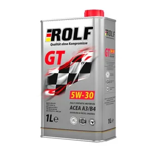 ROLF 322619 Масло моторное синт. GT 5W30 A3B4 SLCF 1л