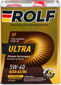 ROLF 323106 ROLF ULTRA 5W-40 A3/B4 SP Масло моторное синт. (металл) (4L)