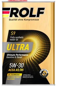 ROLF 323146 ROLF ULTRA 5W-30 A5/B5 SP (металл) Масло моторное синтетическое (1L)