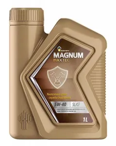 ROSNEFT 40814632 Масло моторное Rosneft Magnum Maxtec 5W40 SLCF кн 1л