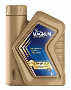 ROSNEFT 40815432 Масло моторное Rosneft Magnum Ultratec API SNCF 5w40, 1л