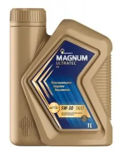 ROSNEFT 40816332 Масло моторное РОСНЕФТЬ MAGNUM Ultratec FE 5W30 SNGF-5 синт.1л