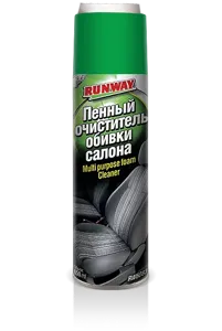 RUNWAY RW6083 Очиститель обивки салона пенный аэрозоль (0.65L)