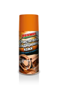 RUNWAY RW6124 Очиститель и кондиционер кожи  400мл аэрозоль