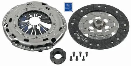 SACHS 3000970036 Комплект сцепления VW Passat (B6) 05-10 1.6TDI,1.9TDI,2.0TDI,2.0FSI 228мм