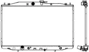 SAKURA 30711011 Радиатор АКПП Honda Accord 2.4i 03>