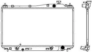 SAKURA 32111008 Радиатор