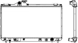 SAKURA 32711005 Радиатор