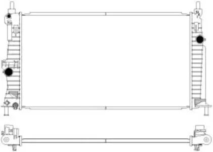 SAKURA 33018514 Радиатор Mazda 3 1.6 AT 09-