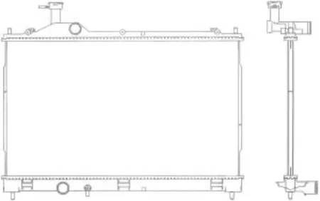 SAKURA 33211091 Радиатор Mitsubishi Outlander III (GFW,GGW)