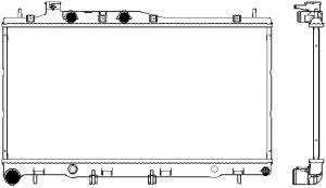 SAKURA 34211011 Радиатор