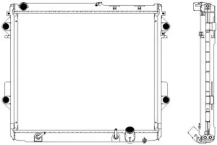 SAKURA 34621011 Радиатор охлаждения АКПП Toyota Landcruiser 4.5TD 07>