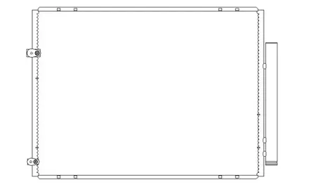 SAKURA 54619813 Радиатор кондиционера