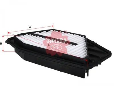 SAKURA A1623 Воздушный фильтр Honda Accord Odyssey 2.0-2.3 93-03