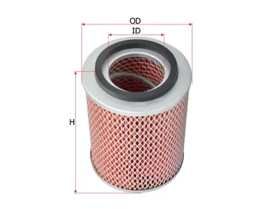 SAKURA A1817 Воздушный фильтр Nissan Urvan 2.2D2.3D 82>, Isuzu Midi 2.4DTD 94>