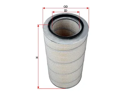 SAKURA A1828 Воздушный фильтр H521508 D276271 d165 Isuzu , Dongfeng ,ZHENGZHOU