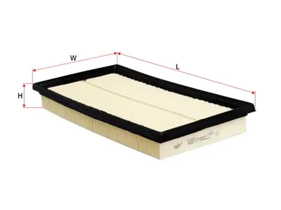 SAKURA A2922 Воздушный фильтр Kia SHUMA 1.5-1.8L 96-01