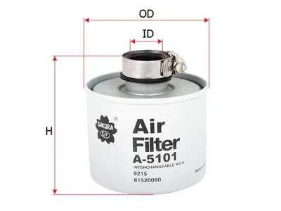 SAKURA A5101 Воздушный фильтр