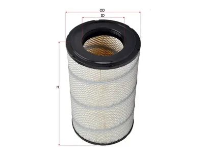 SAKURA A5801 Воздушный фильтр H415 D237 d132 Mitsubishi