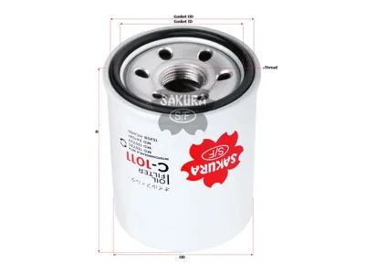 SAKURA C1011 Фильтр масляный F7F7x 2019-, F7 2018-