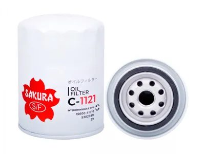 SAKURA C1121 Фильтр масляный Toyota Hiace 2.2D-2.4D <98 Land Cruiser 2.4-3.4D 81>