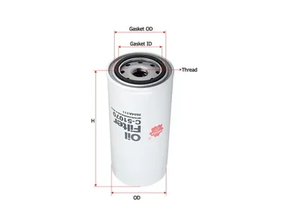 SAKURA C51070 Фильтр масляный