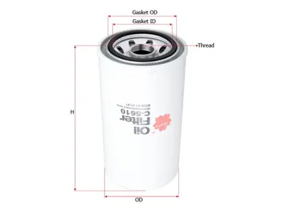 SAKURA C5610 Фильтр масляный