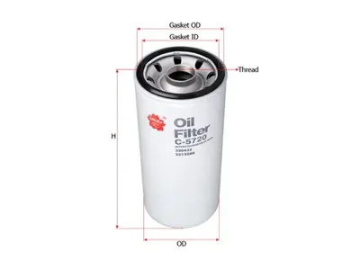 SAKURA C5720 Фильтр масляный