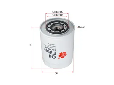 SAKURA C7937 Фильтр масляный