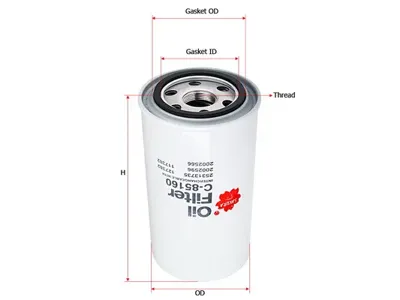 SAKURA C85160 Фильтр масляный