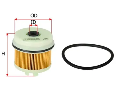 SAKURA EF1112 фильтрующий элемент топлива H91 D84 Toyota