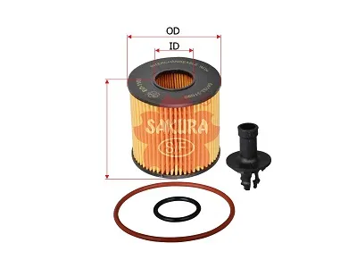 SAKURA EO1101 Фильтр масляный H=67 мм Не аналог 04152YZZA5 RAV 4 III RAV 4 IV 2.2D 12-18 Avensis 2.0D,2.2D 08-18