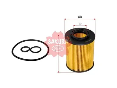 SAKURA EO1601 Фильтр масляный Opel Astra Corsa , Honda Civic 1.7DiDTiCDTi 00>