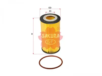 SAKURA EO19030 Фильтр масляный Volvo S406080V50V70C70XC70XC90 2.42.5 01>