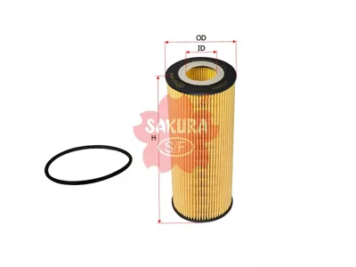 SAKURA EO2404 Фильтр масляный H214 D84 Mercedes