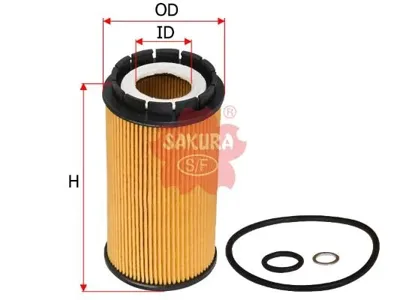 SAKURA EO2801 Фильтр масляный Hyundai Elantra Santa Fe , Kia Carens 2.0CRDi 16V