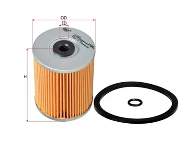 SAKURA F1004 Фильтр топливный H90 D73 Nissan