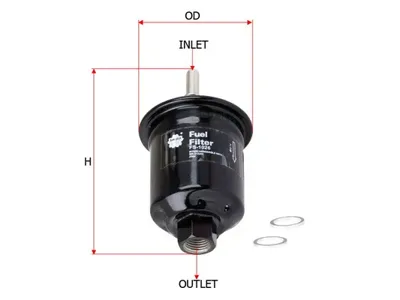 SAKURA FS1026 Фильтр топливный Mitsubishi Galant 2.02.5 97-00