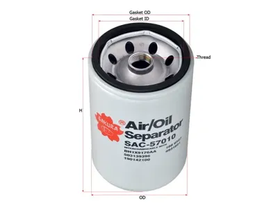 SAKURA SAC57010 Воздушный фильтр