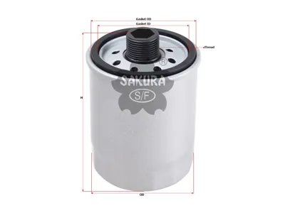 SAKURA TC66290 Фильтр АКПП круглый