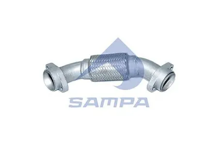 SAMPA 010417 Труба выхлопная MERCEDES Actros дв.OM501LA левая от турбины SAMPA