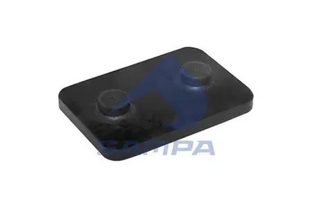 SAMPA 011140 прокладка рессоры (р) пластина 55x80x7.5/13 с 2 выступами d=15 MB 507-814