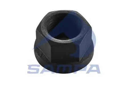 SAMPA 020457 Гайка колесная Mercedes BPW Iveco MAN (M20х1.5h-21ключ 27мм) юбка неподвижная