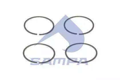 SAMPA 020669 Прокладка выпускного коллектора к-т (4шт)