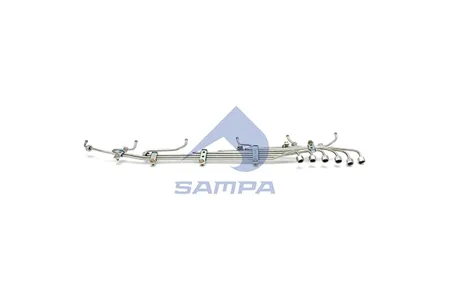 SAMPA 020717 Трубка топливная MAN дв.D2866,D2876 ТНВД комплект (6шт.) SAMPA