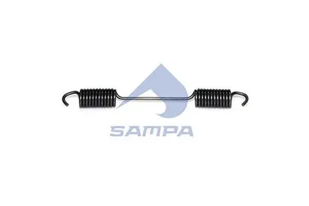 SAMPA 021371 Пружина MAN Mercedes колодок тормозных переднихзадних (4х26х245мм)