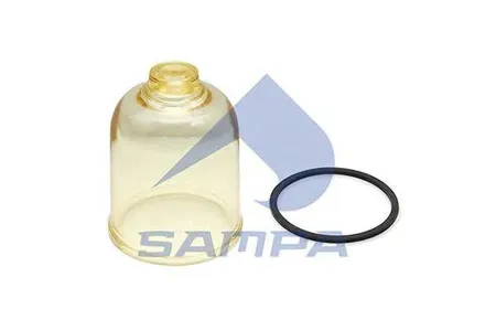 SAMPA 022384 Стакан SEPAR 2000/10/K фильтра топливного сепаратора водосборный пластиковый SAMPA