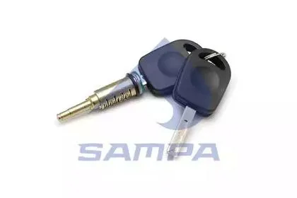 SAMPA 023221 Личинка Daf замка двери (1 личинка,2 ключа)